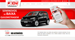 Desktop Screenshot of koiautomoveis.com.br