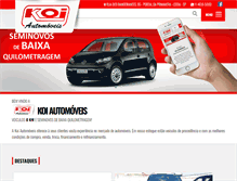 Tablet Screenshot of koiautomoveis.com.br